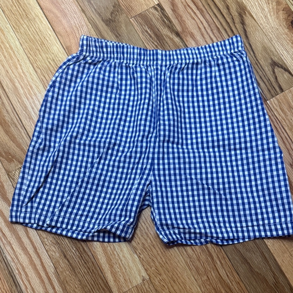 Classic Blue Gingham Kids' Shorts
